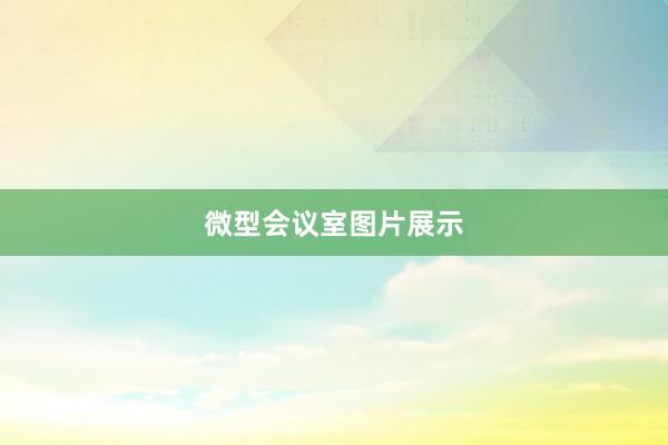 微型会议室图片展示
